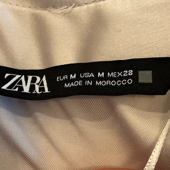 Zara Top Long sleeve Silk Shirt - Picture 4 of 5